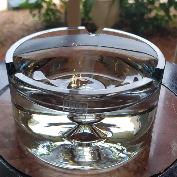 KROSNO Poland Bubble Glass Ashtray